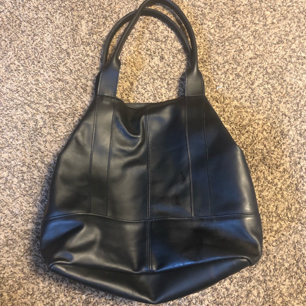 Black Leather Purse